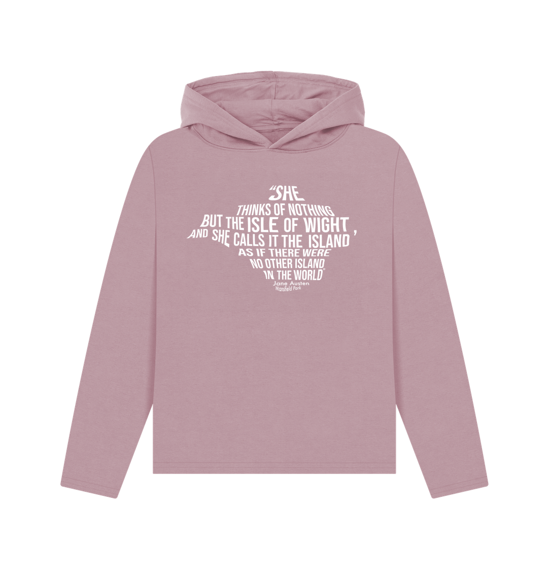 Mauve Printed Hoody