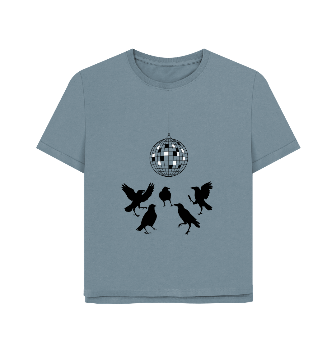 Stone Blue Printed T-shirt