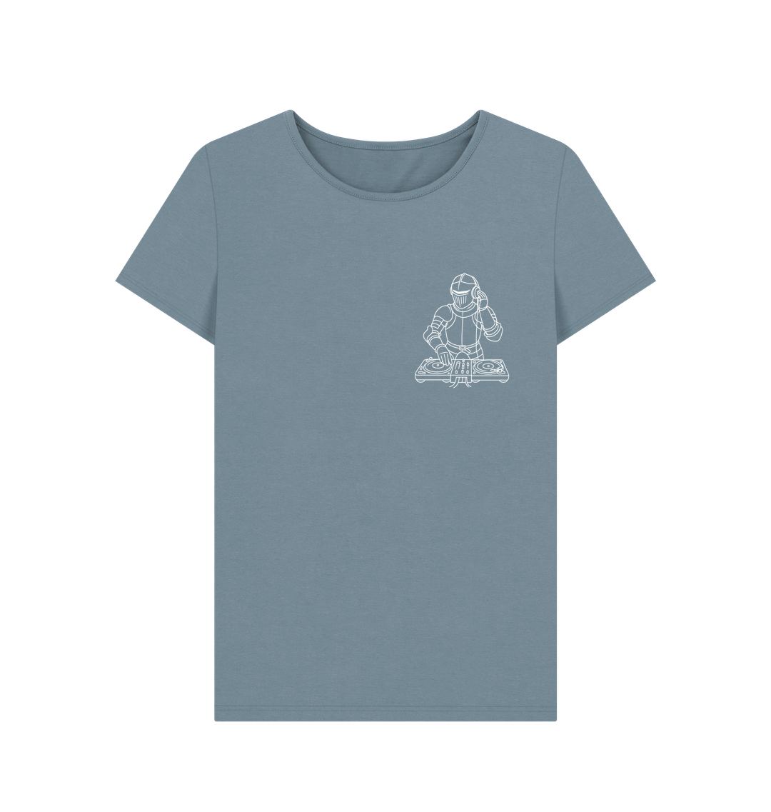 Stone Blue Printed T-shirt