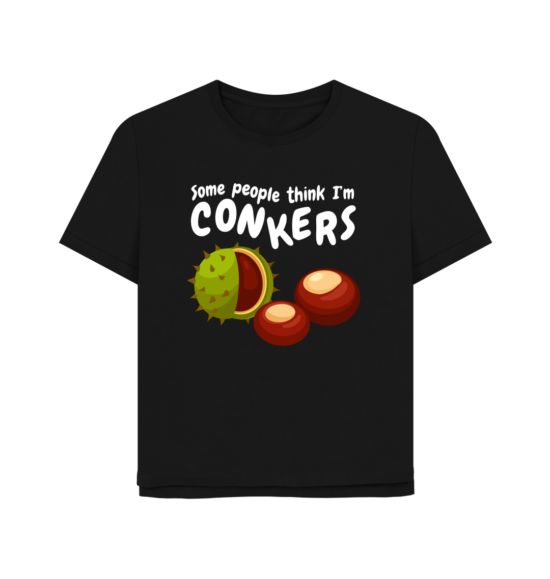 Black Printed T-shirt Front