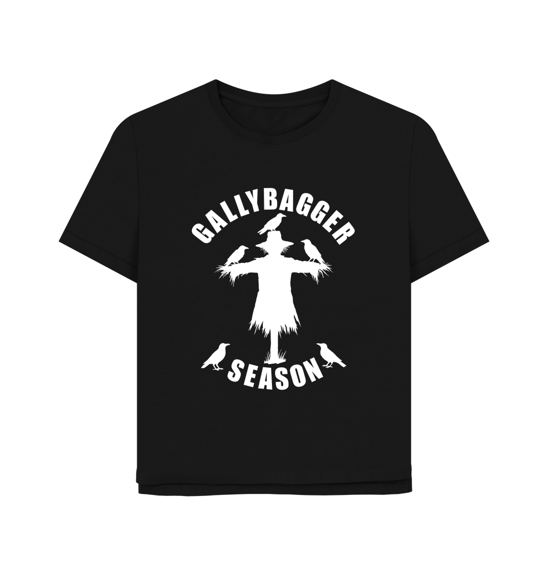 Black Printed T-shirt Front