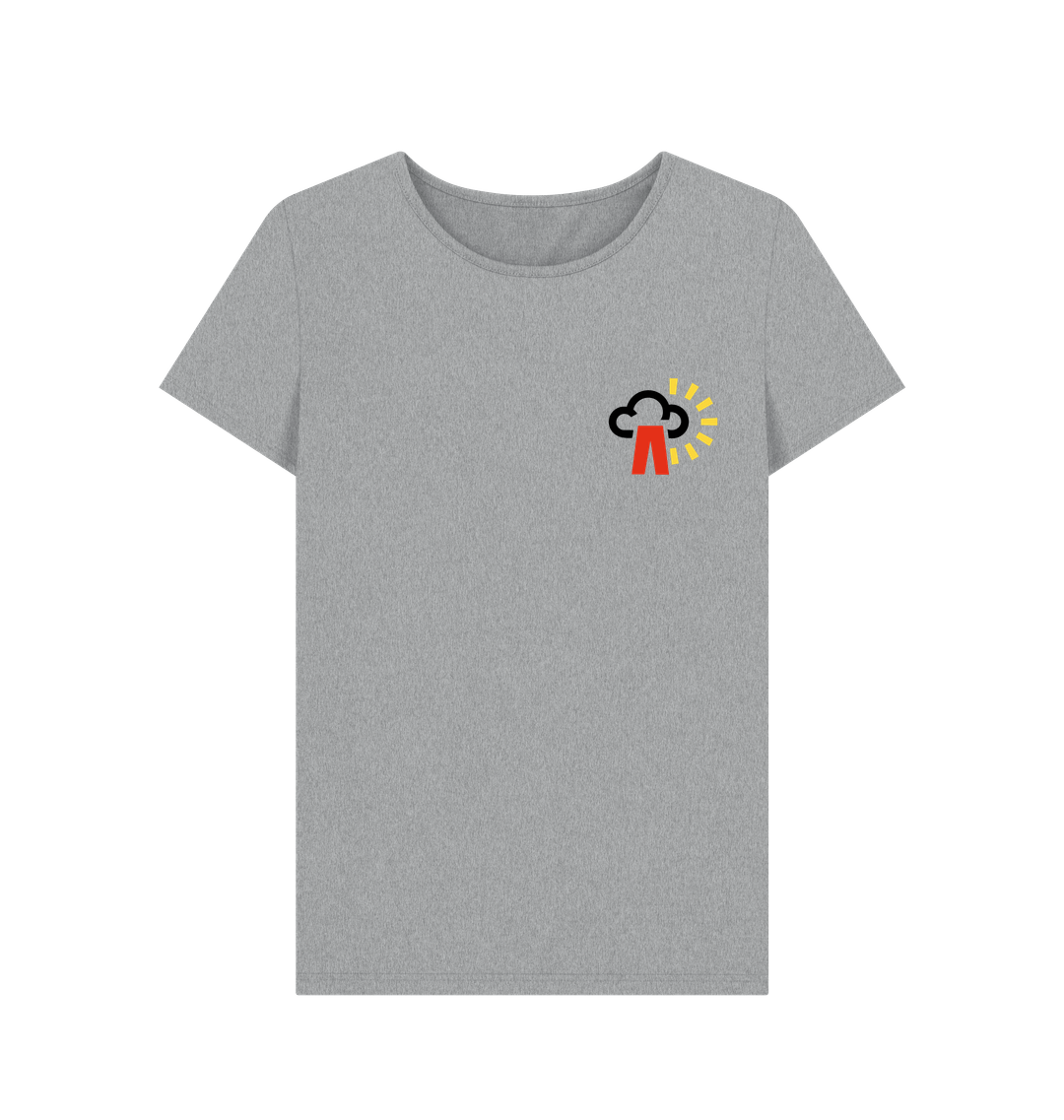 Athletic Grey Printed T-shirt