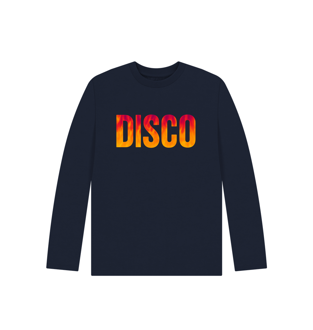 Navy Blue Printed Kids T-Shirt