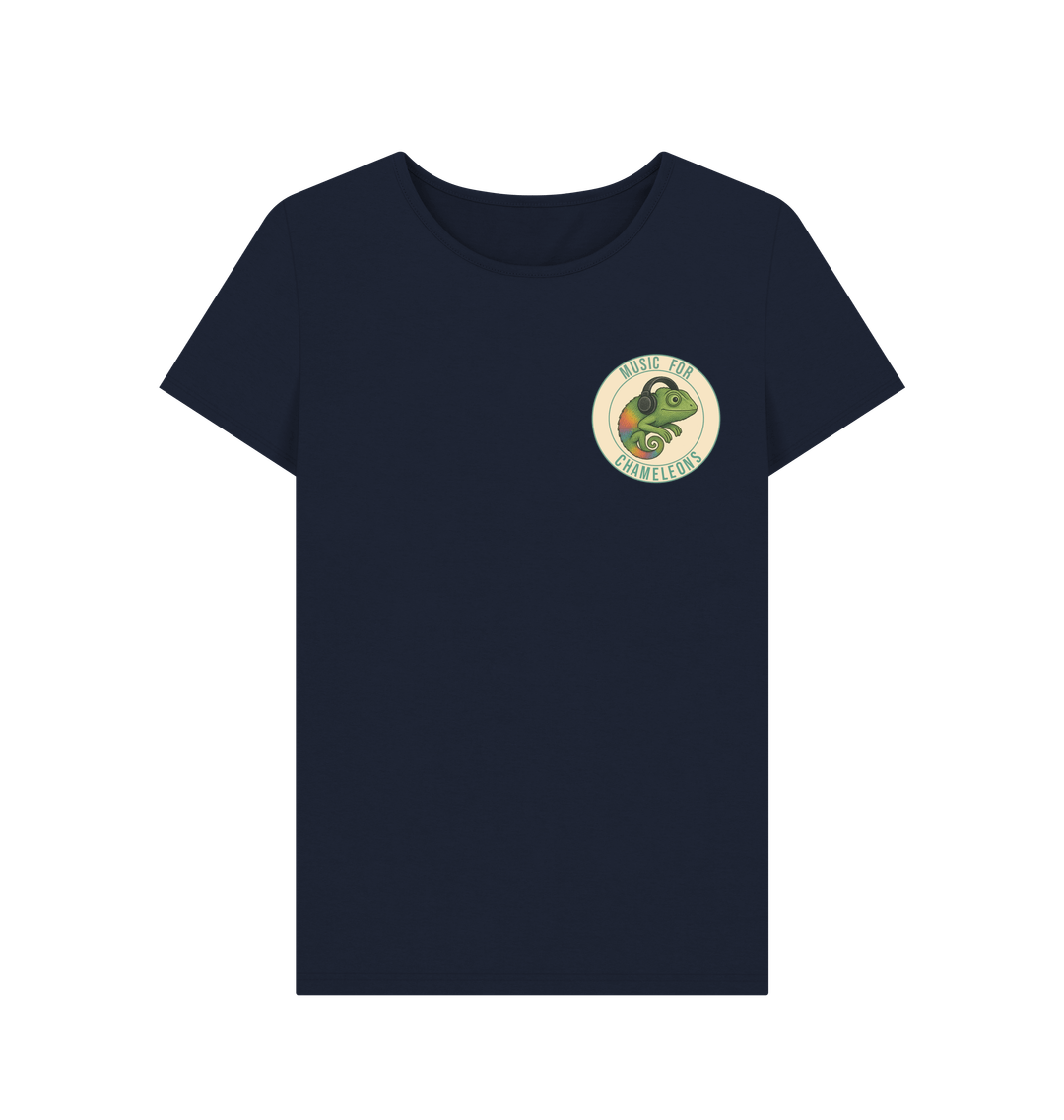 Navy Blue Printed T-shirt