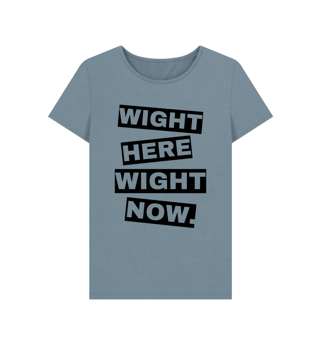 Stone Blue Printed T-shirt