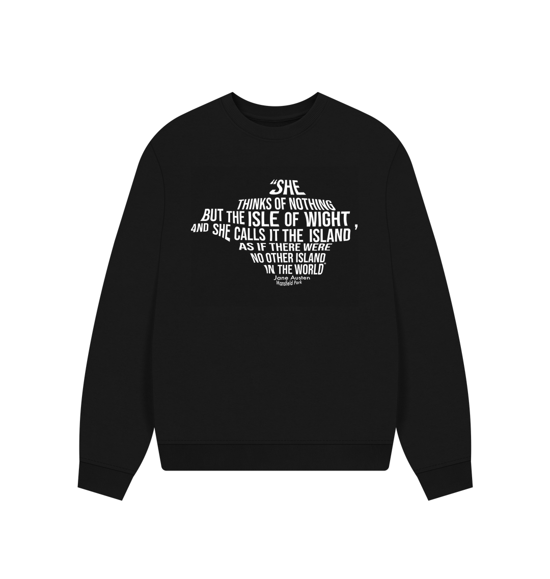 Black Printed Sweater