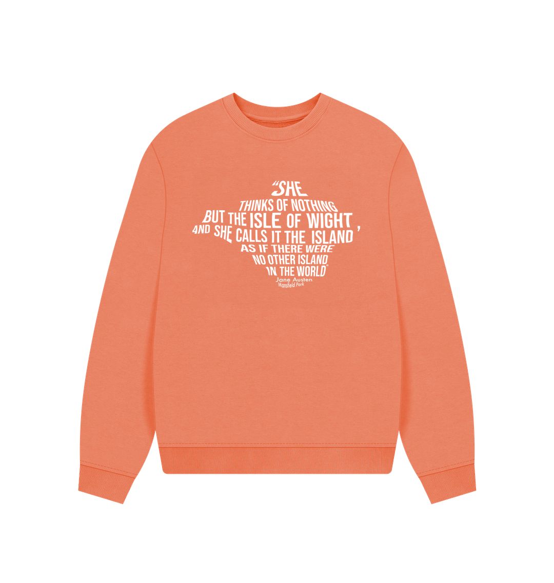 Apricot Printed Sweater