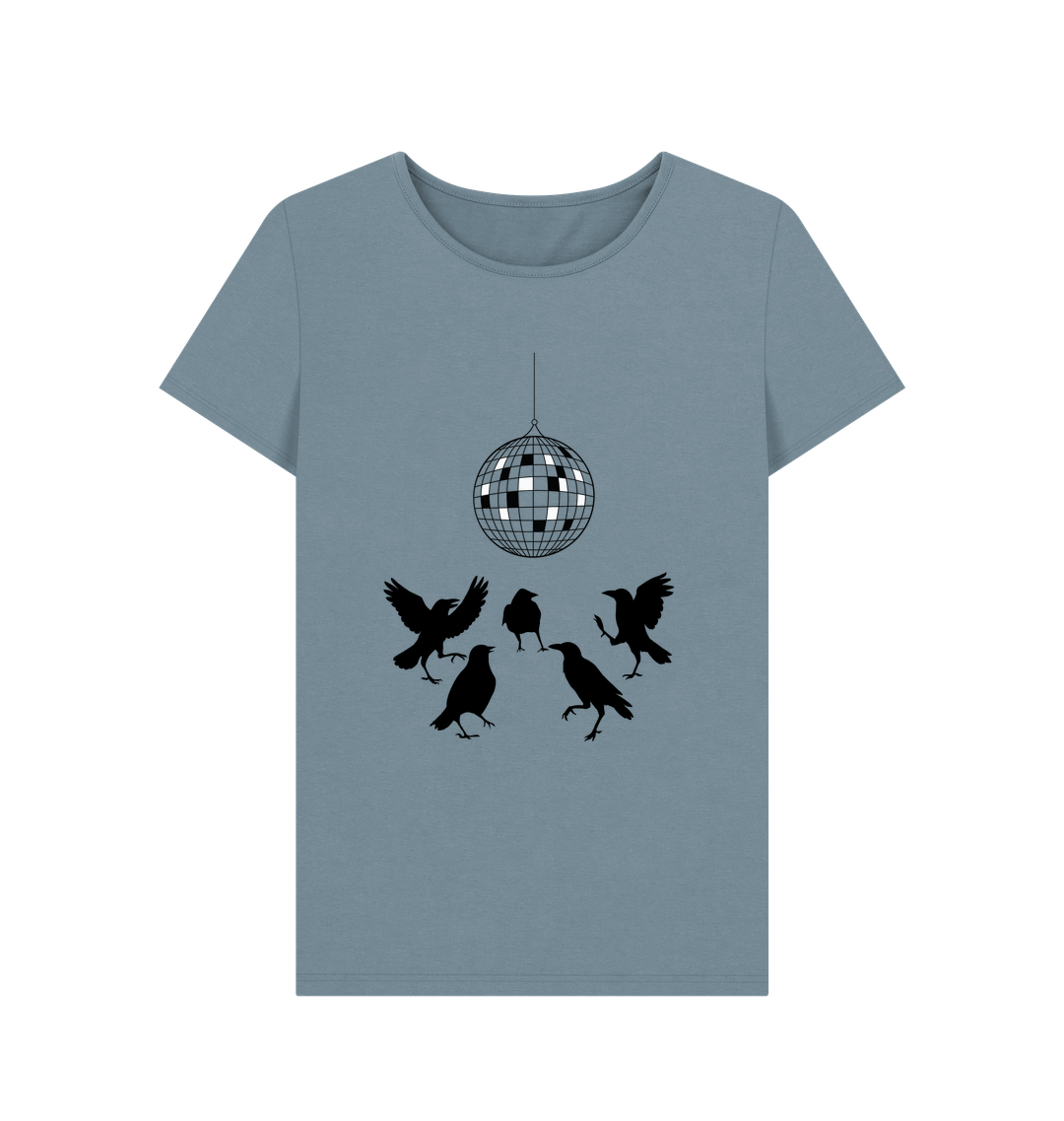 Stone Blue Printed T-shirt