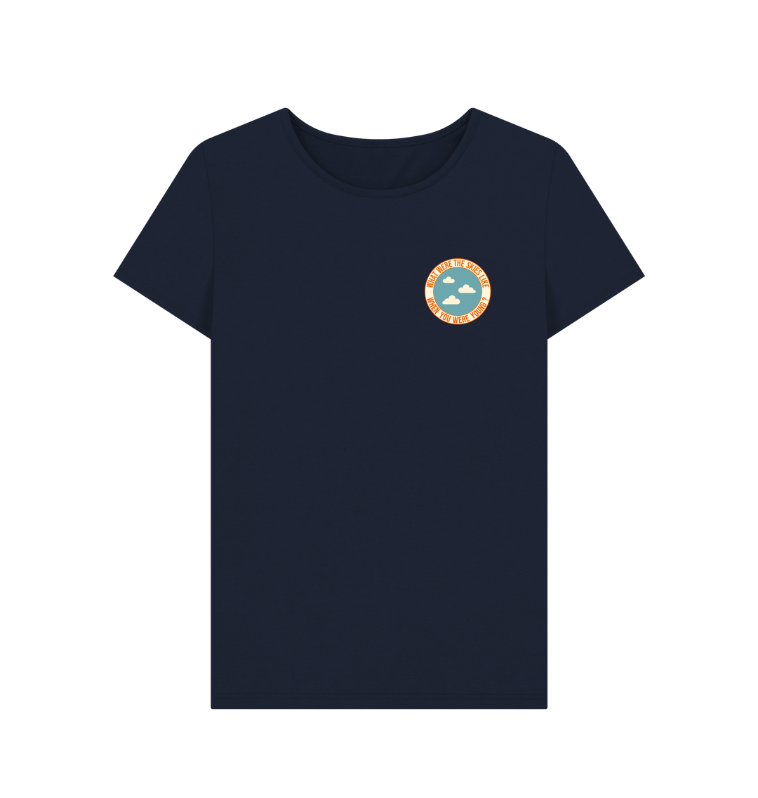 Navy Blue Printed T-shirt
