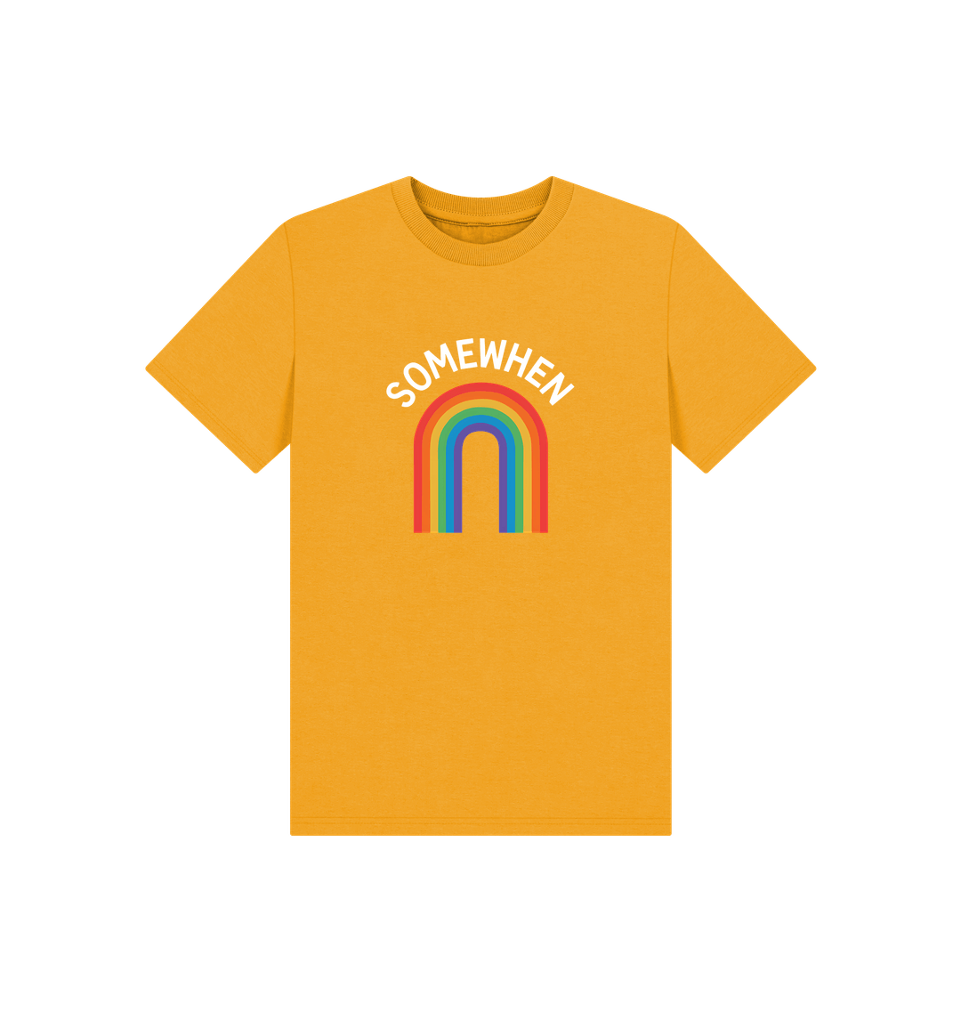 Mustard Printed Kids T-Shirt