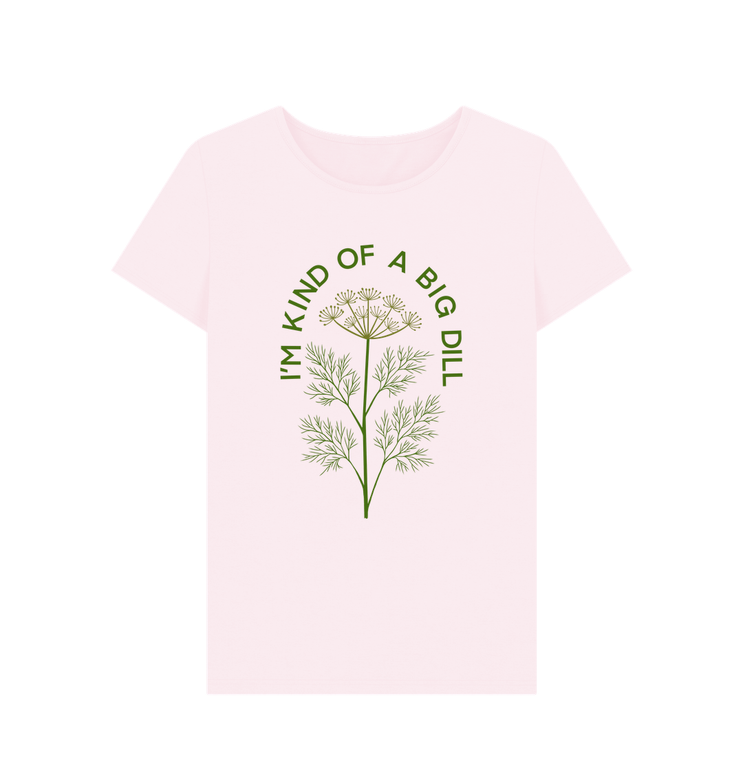 Pink Printed T-shirt Front