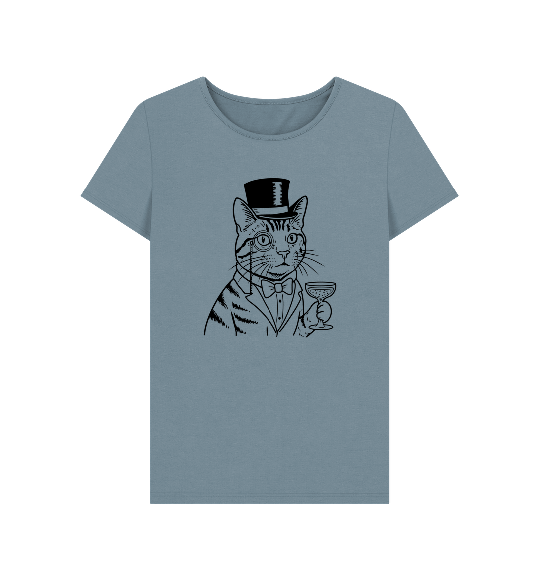 Stone Blue Printed T-shirt