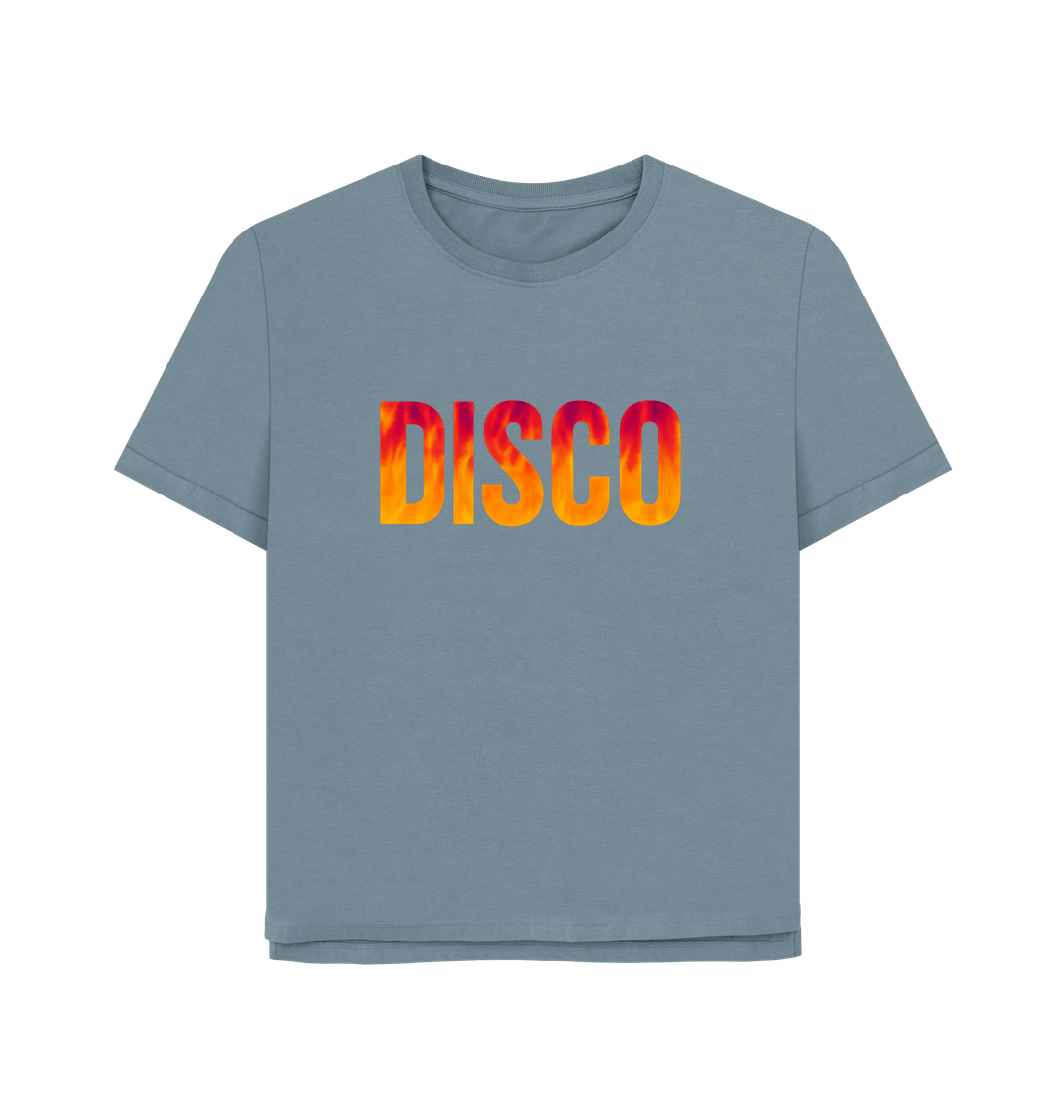 Stone Blue Printed T-shirt