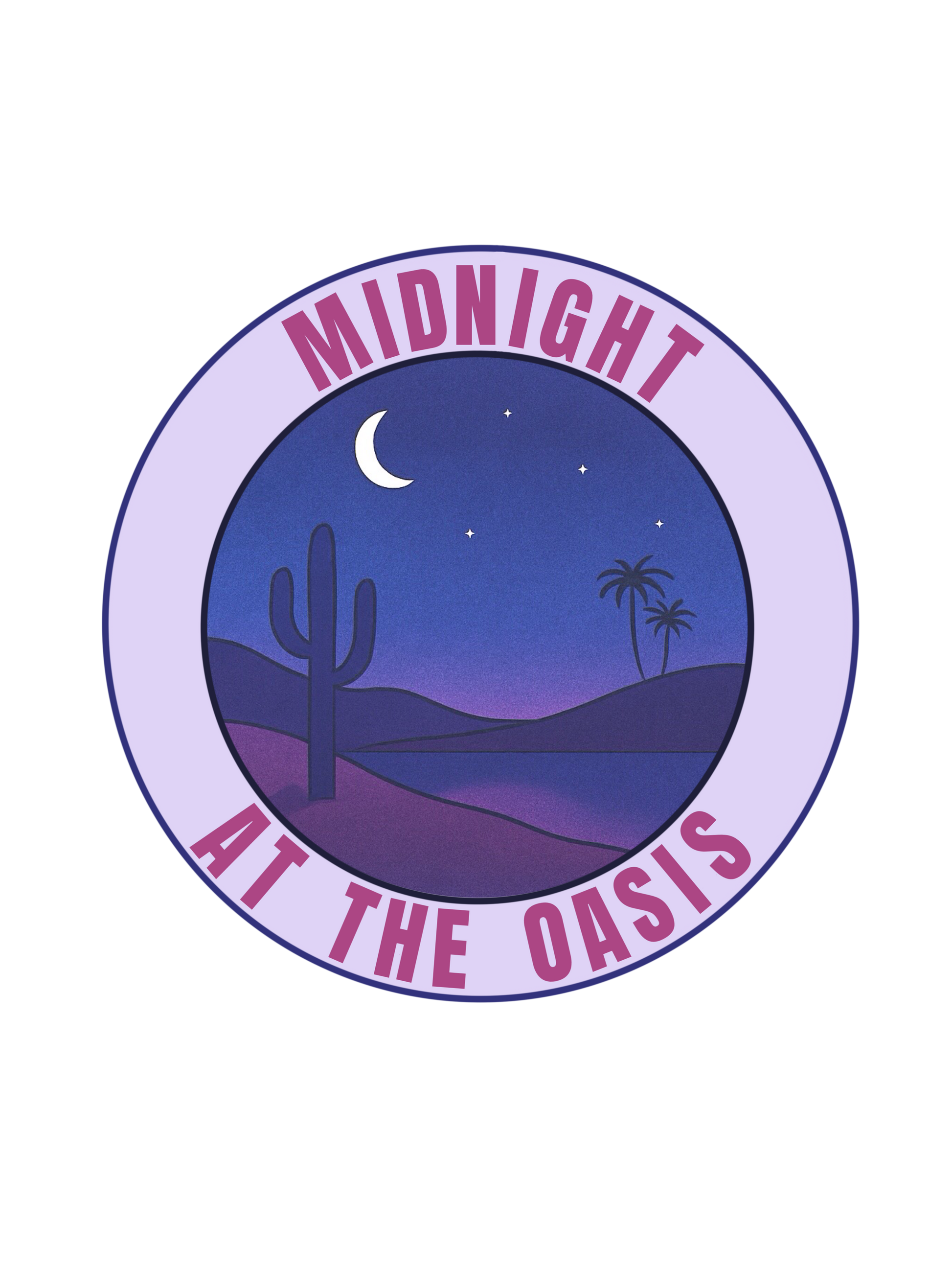 Midnight at the Oasis - Women's Oversized Jumper