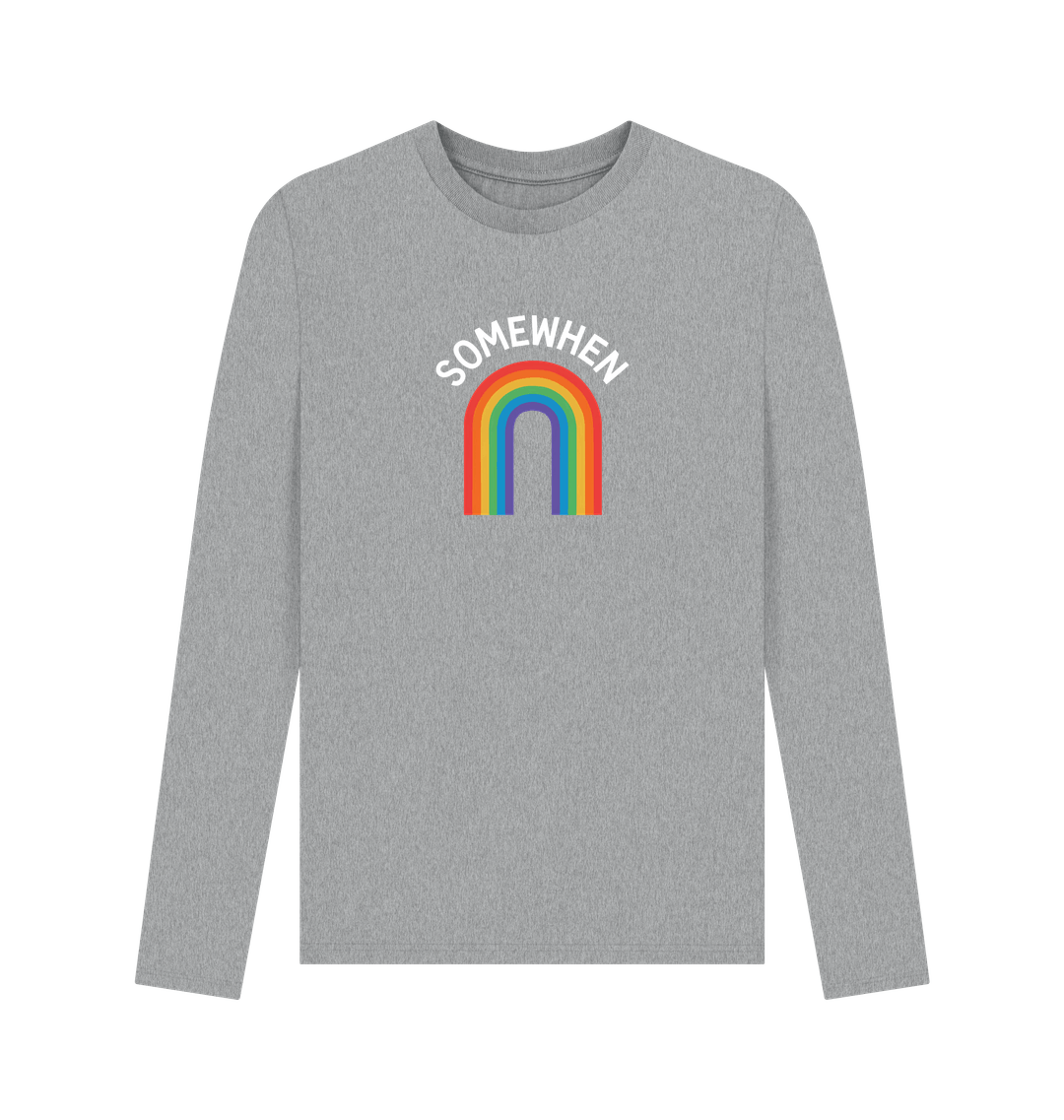 Athletic Grey Printed Long Sleeve T Shirt