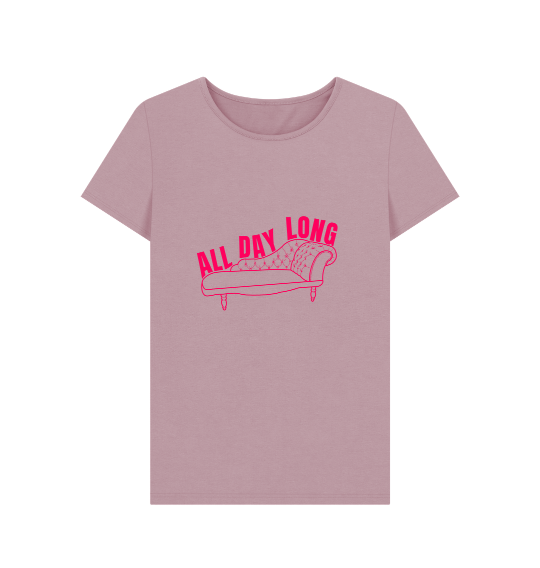 Mauve Printed T-shirt