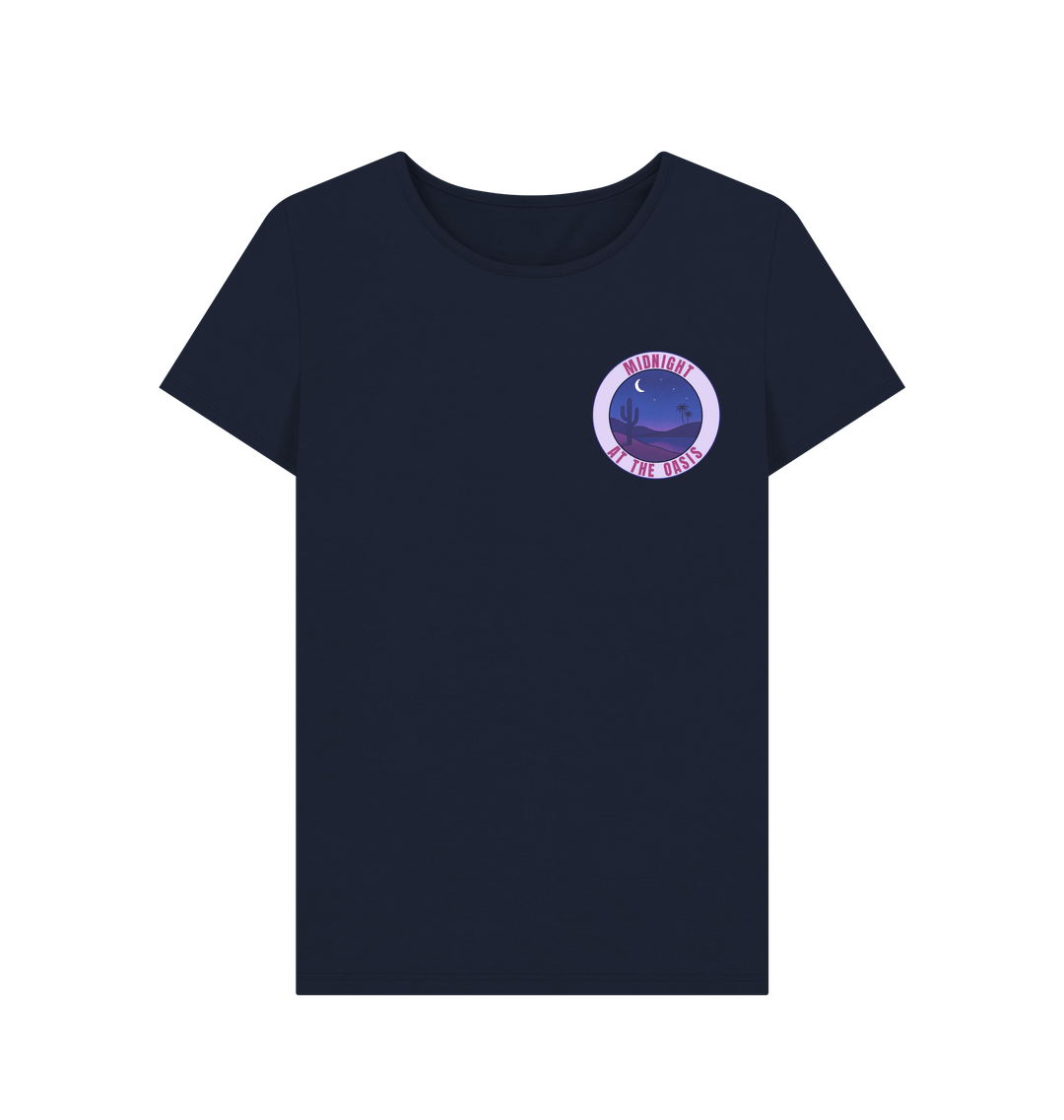 Navy Blue Printed T-shirt