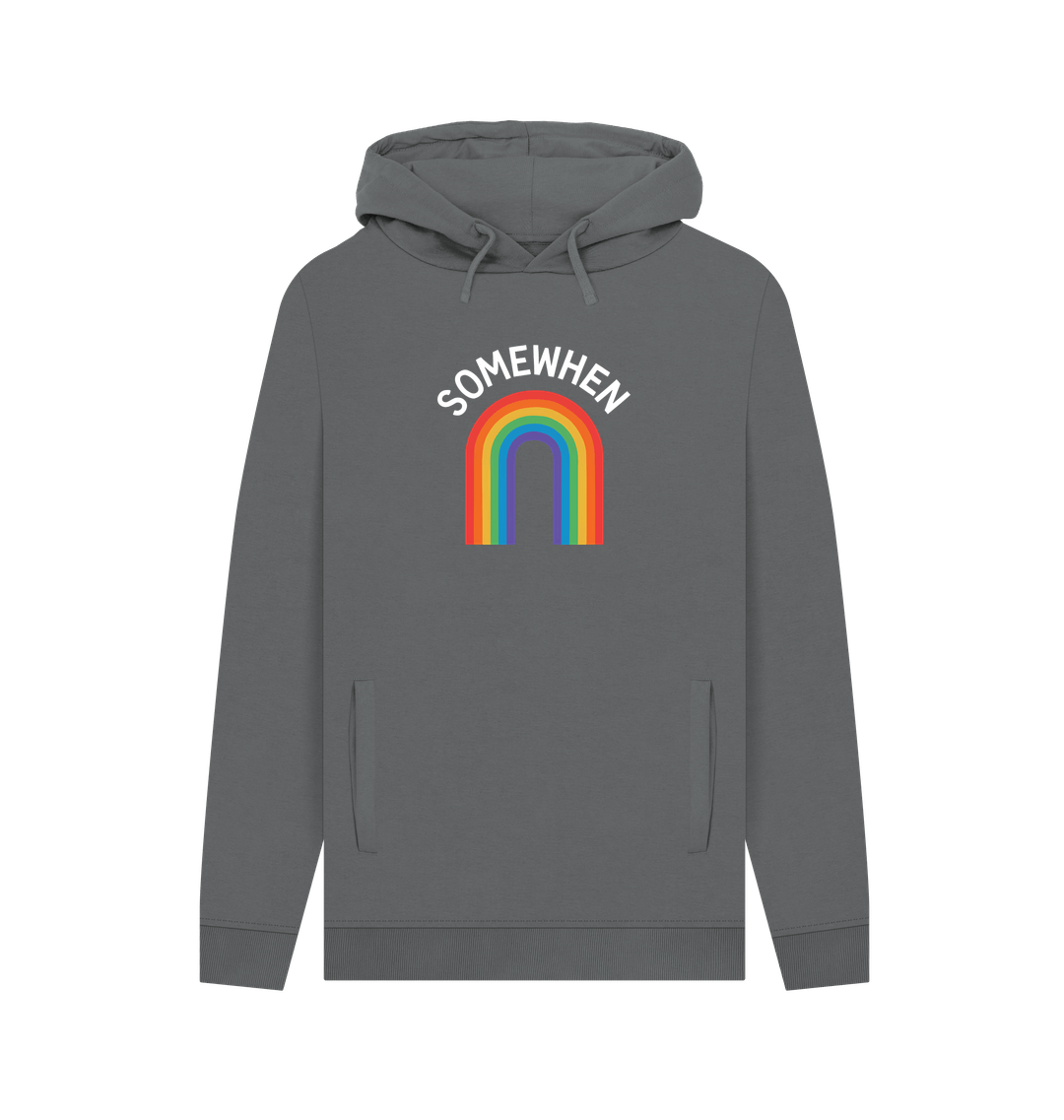 Slate Grey Printed Hoody