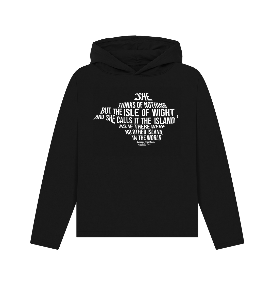 Black Printed Hoody