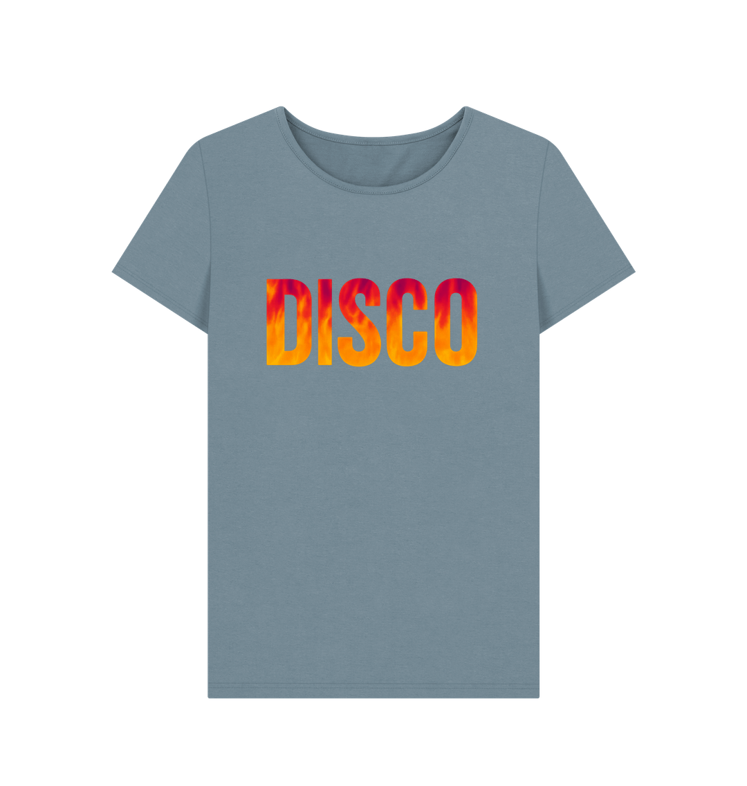 Stone Blue Printed T-shirt