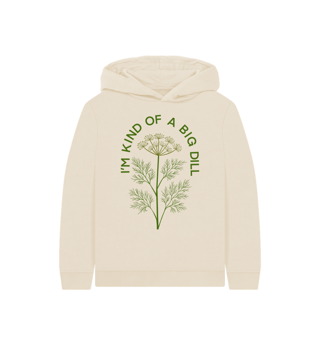 Oat Printed Kids Hoodie Front