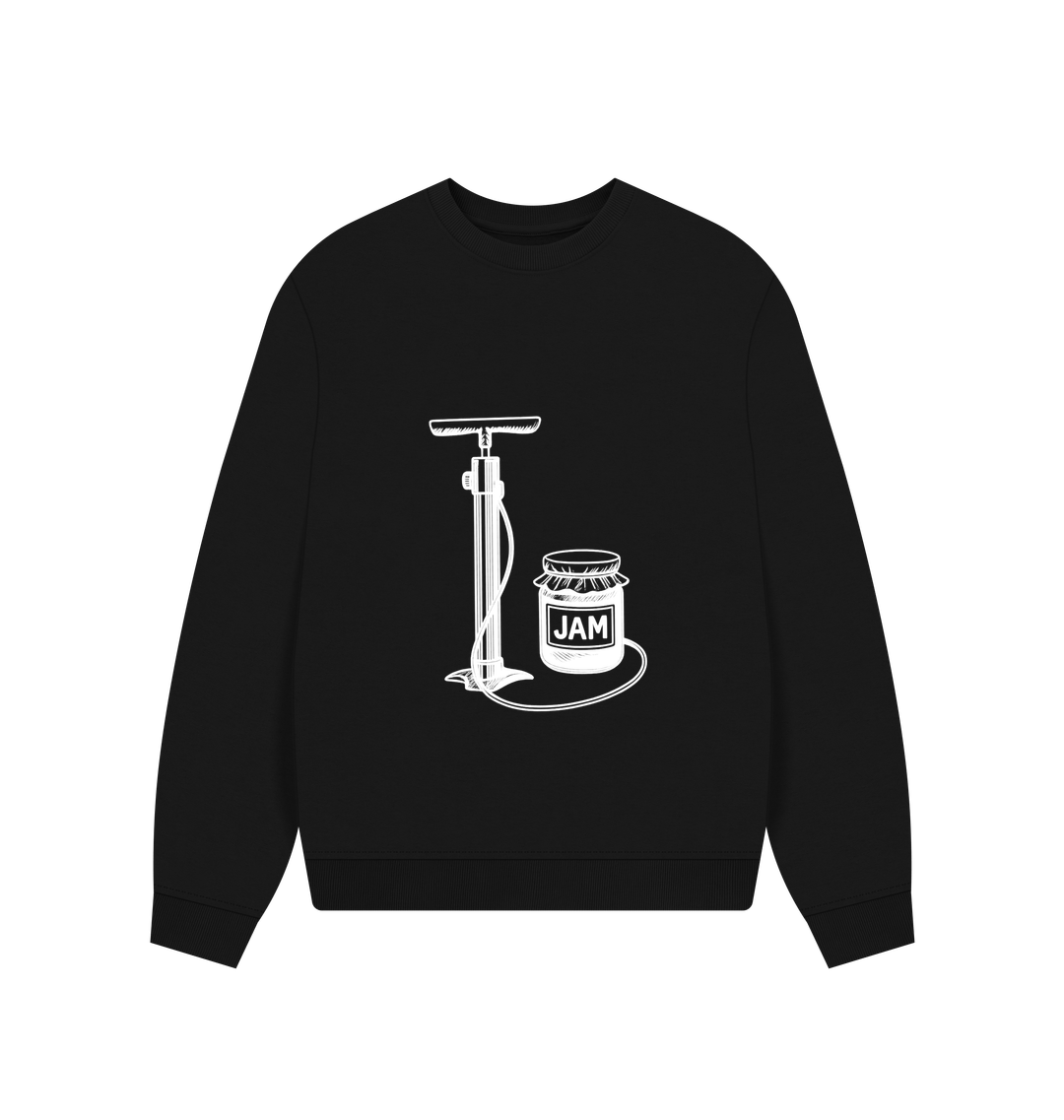 Black Printed Sweater