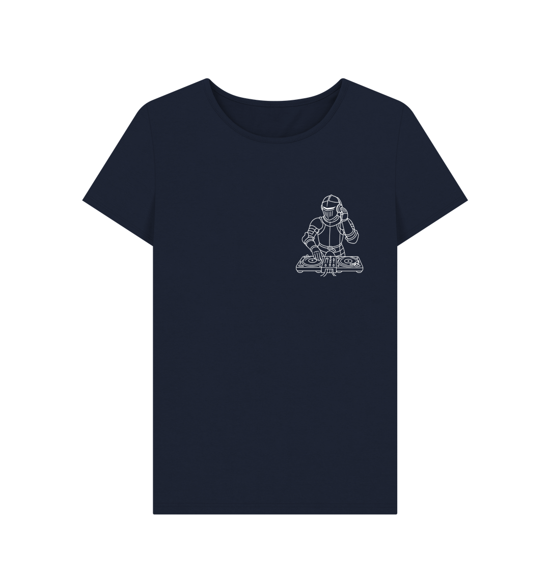 Navy Blue Printed T-shirt