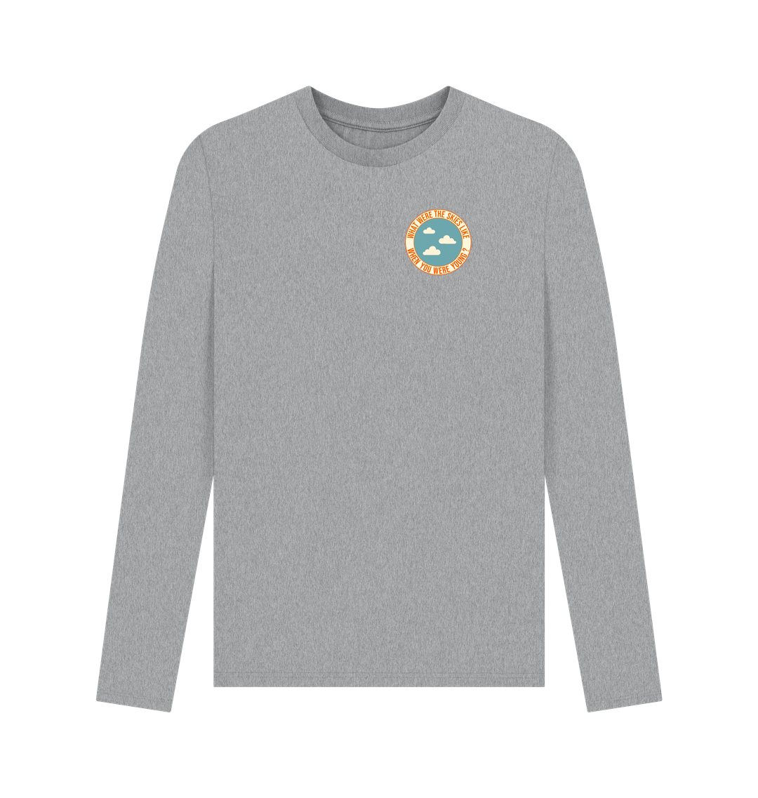 Athletic Grey Printed Long Sleeve T Shirt
