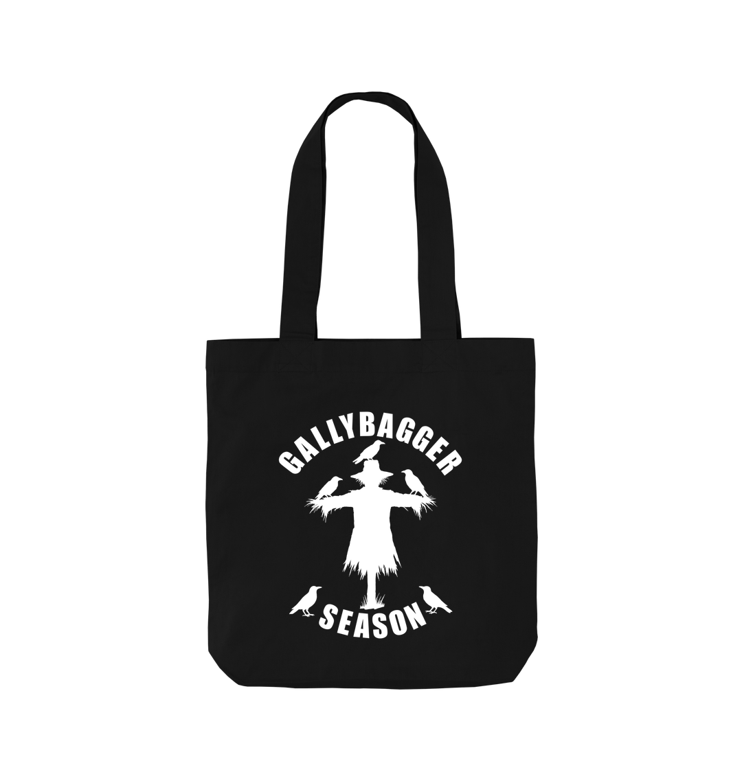 Black Printed Bag Front