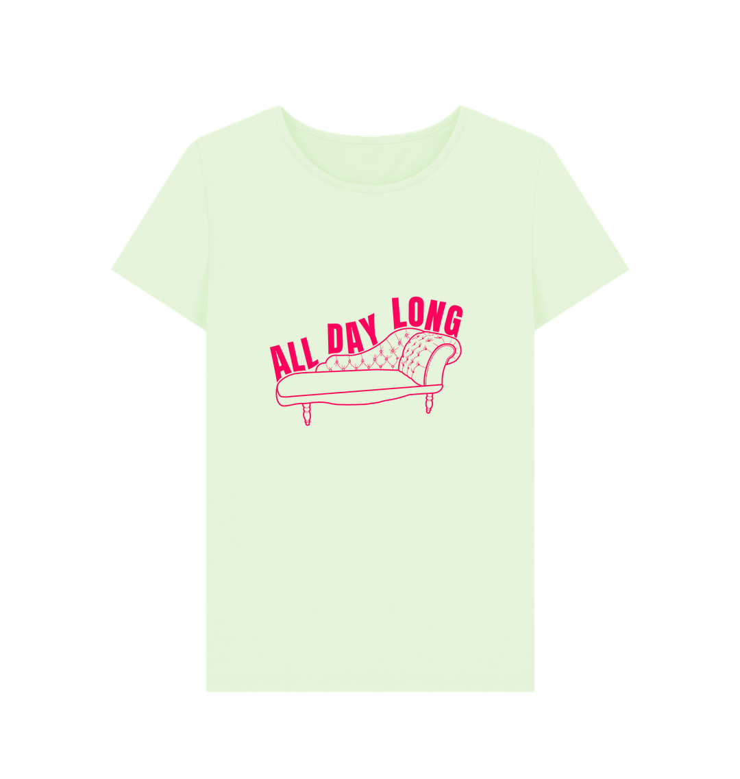 Pastel Green Printed T-shirt