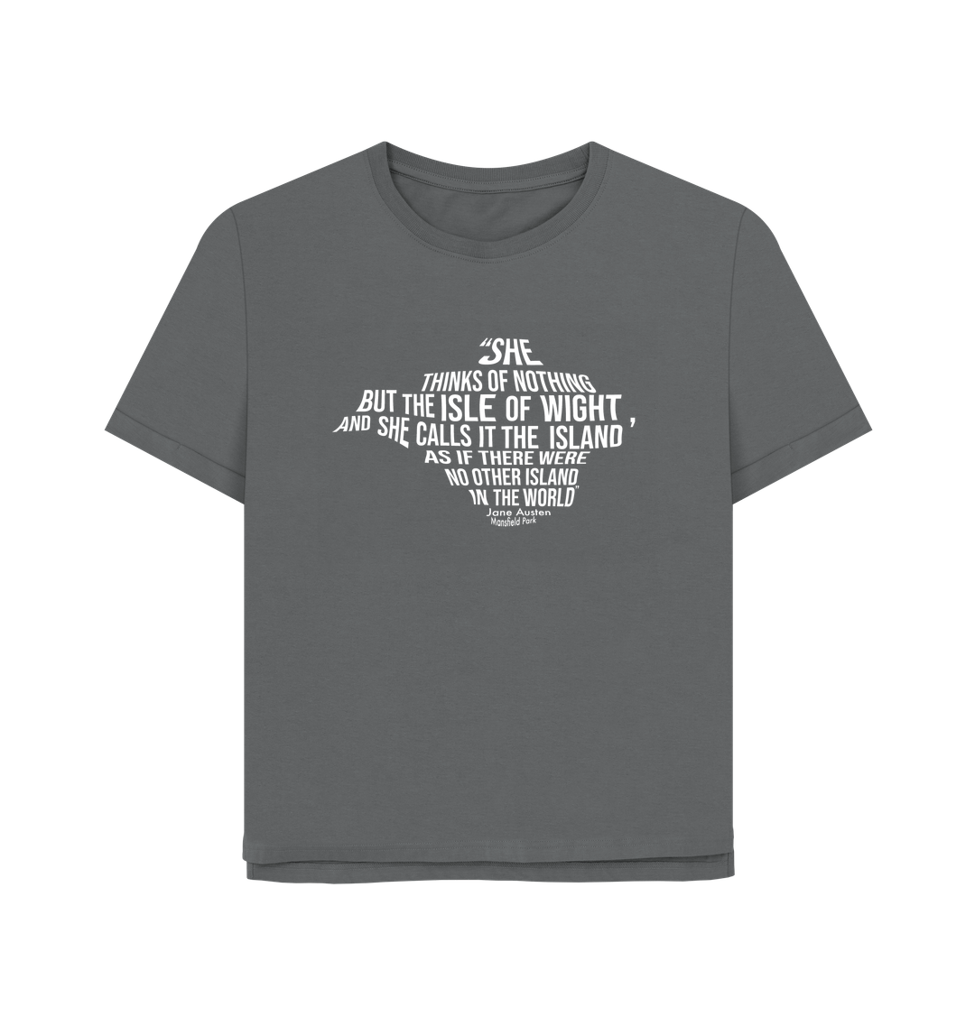 Slate Grey Printed T-shirt