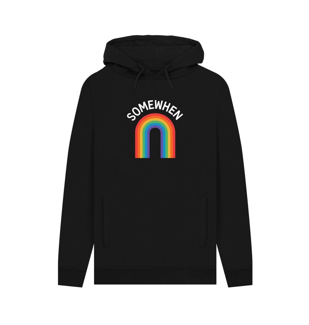 Black Printed Hoody