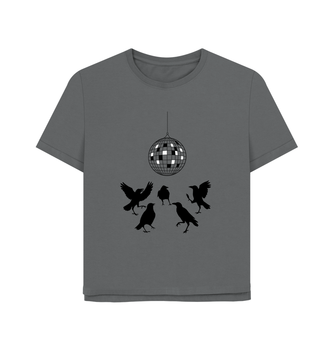 Slate Grey Printed T-shirt
