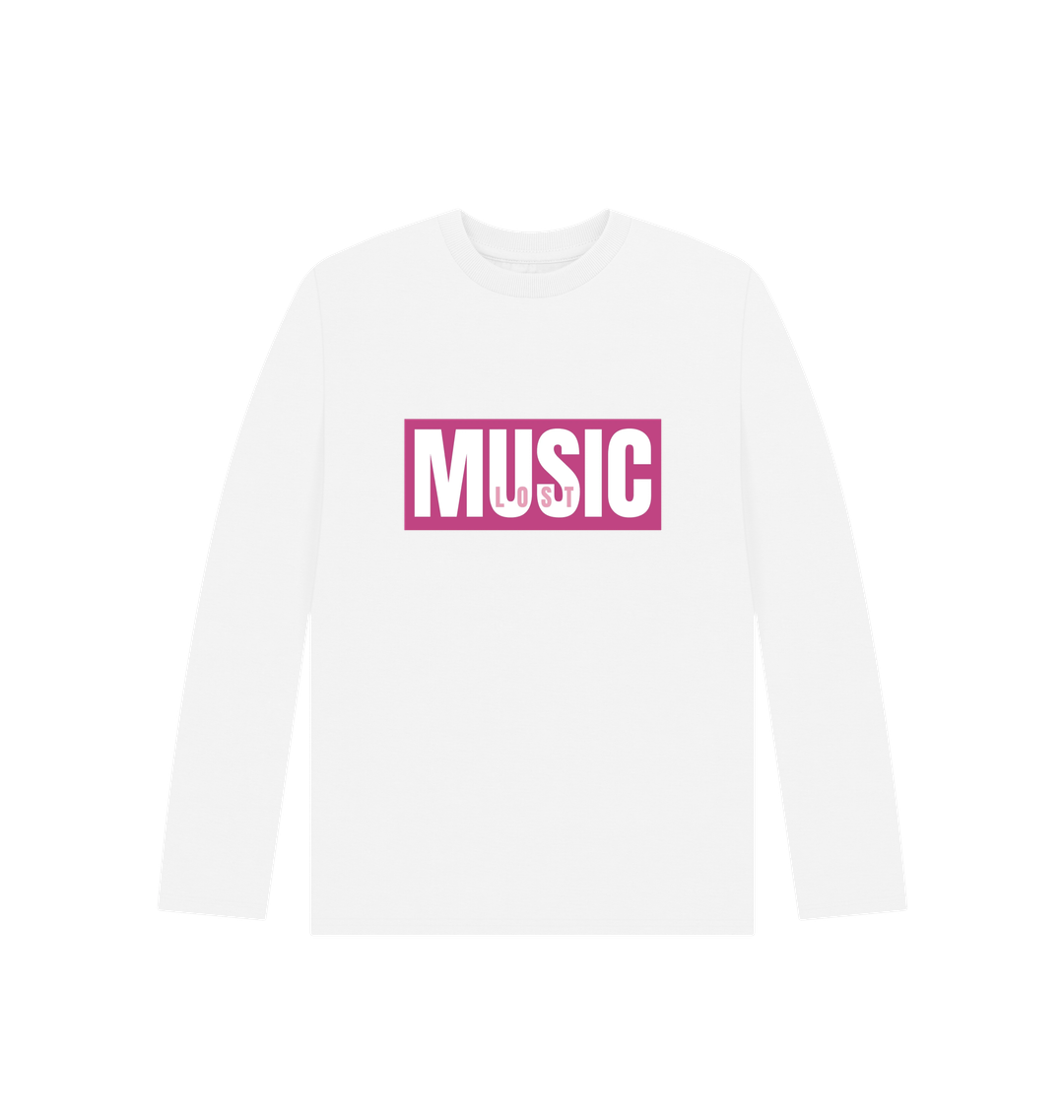 White Printed Kids T-Shirt