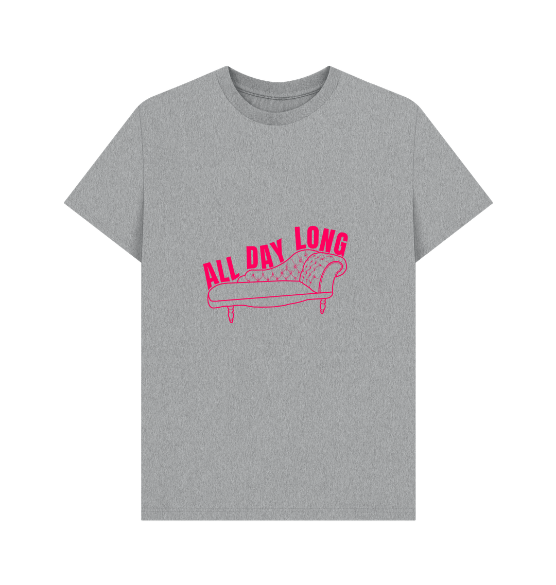 Athletic Grey Printed T-shirt