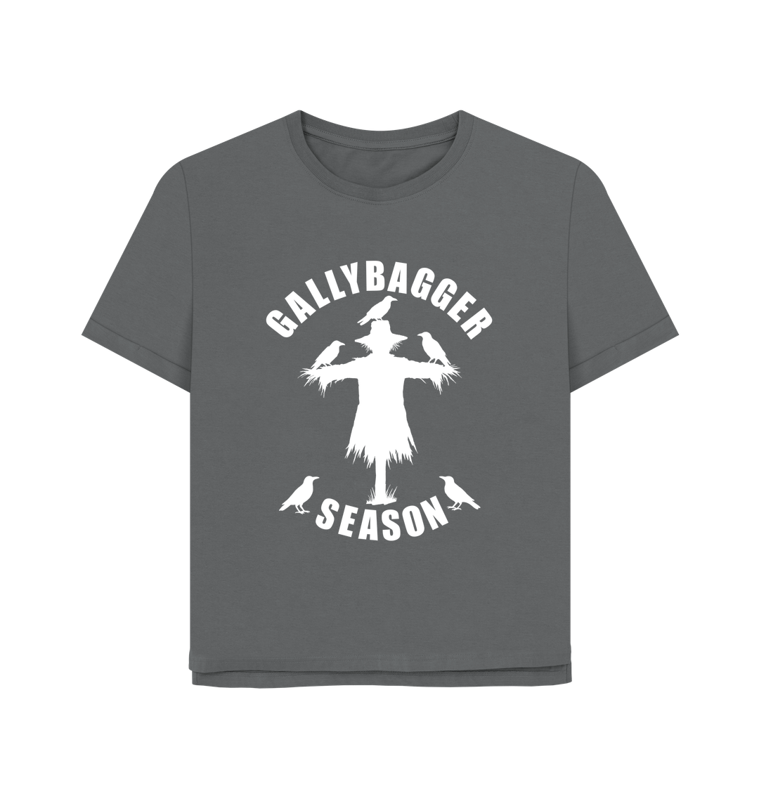 Slate Grey Printed T-shirt Front