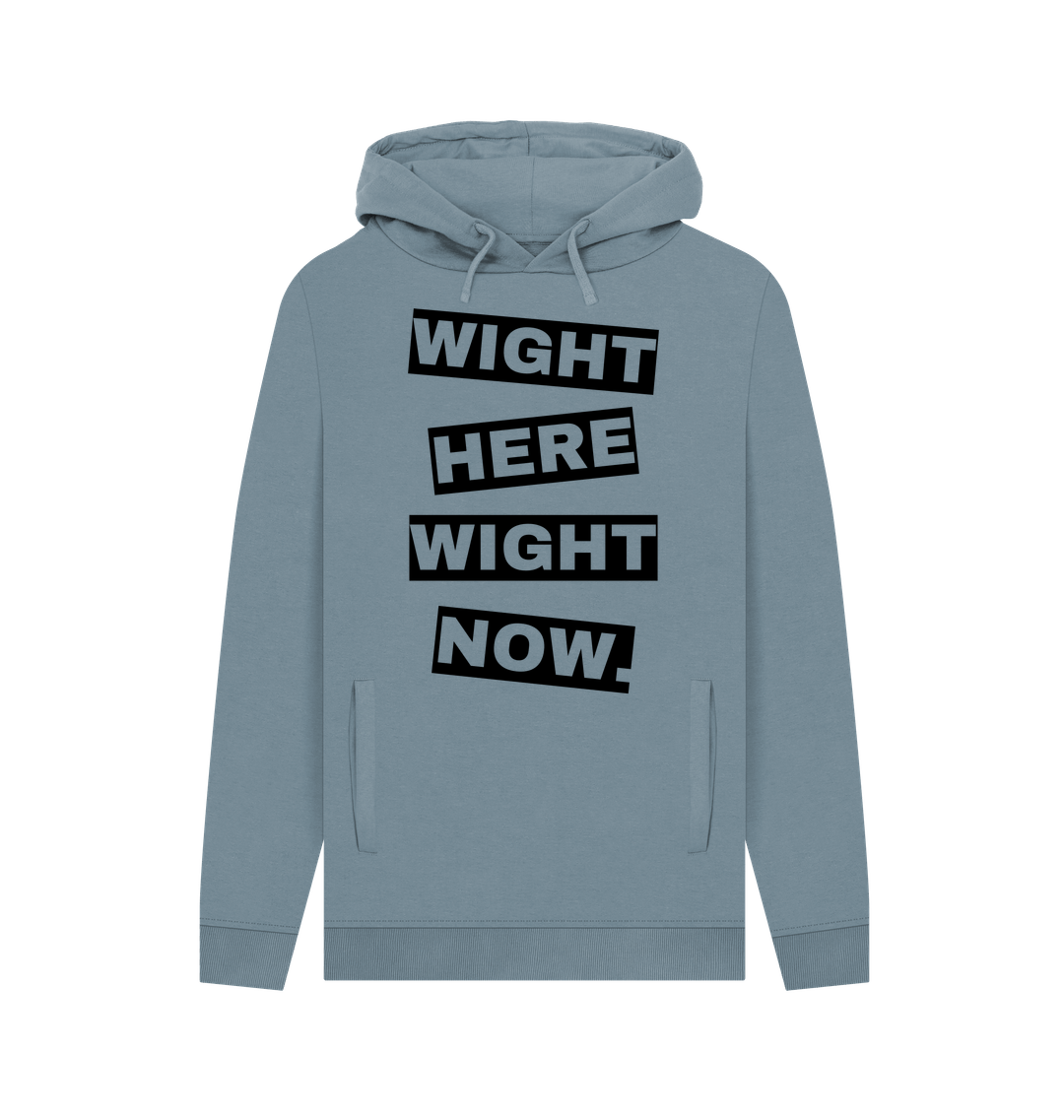 Stone Blue Printed Hoody
