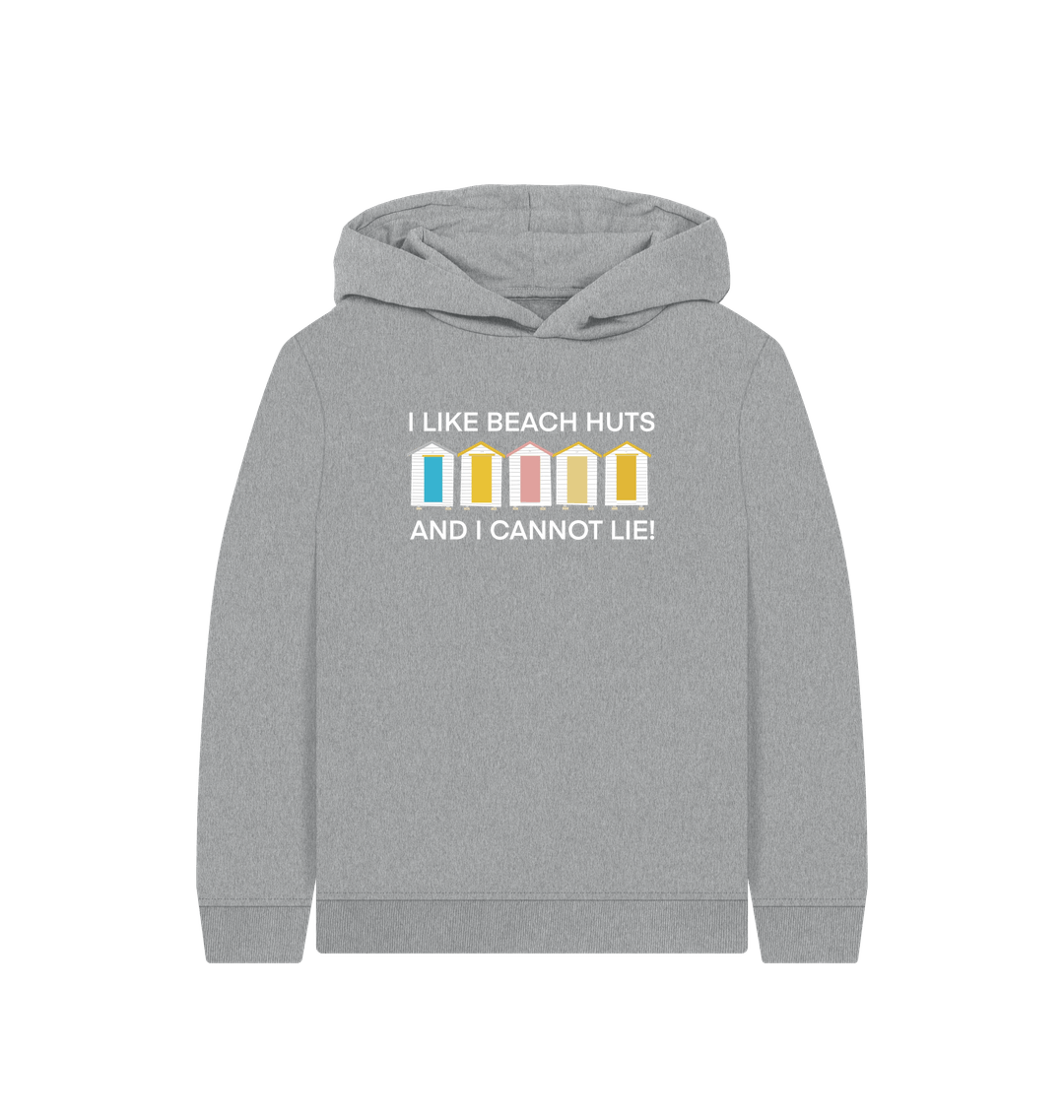 Athletic Grey Printed Kids Hoodie