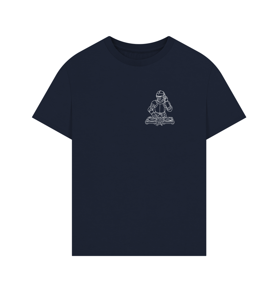 Navy Printed T-shirt