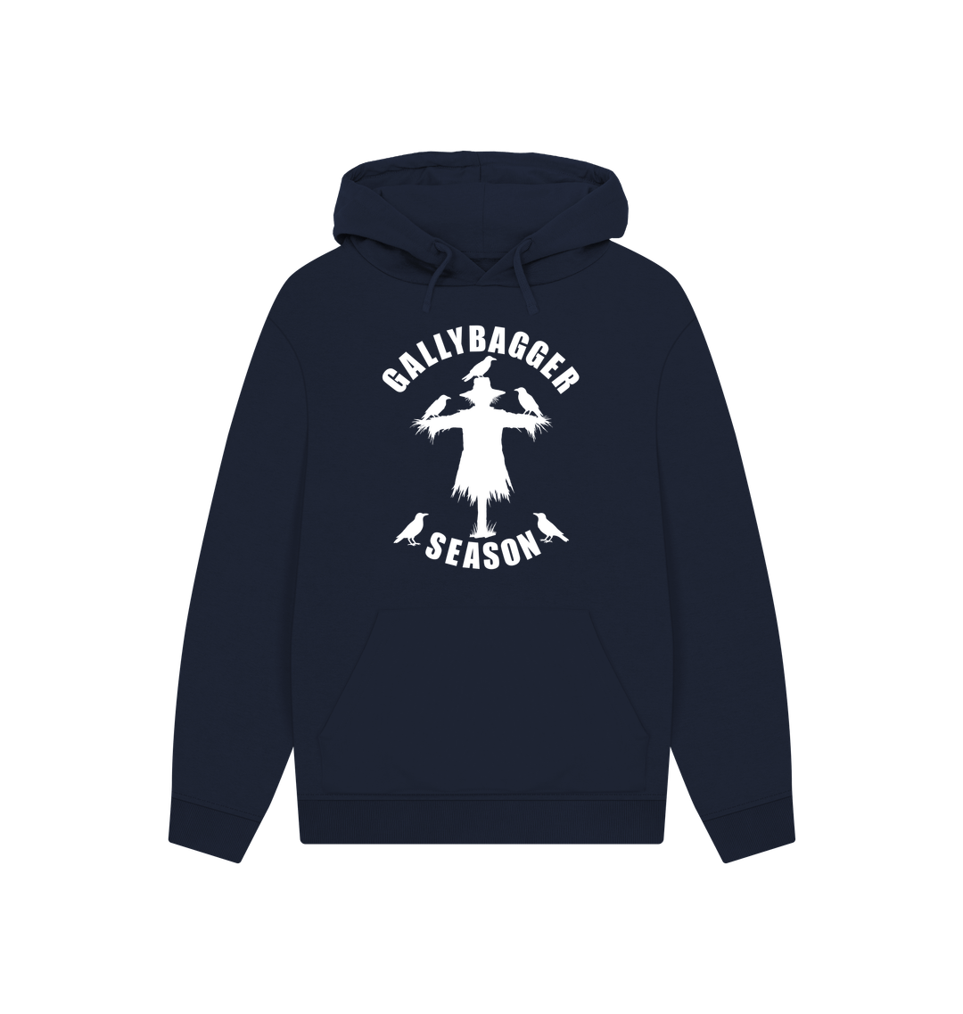 Navy Printed Hoody Front