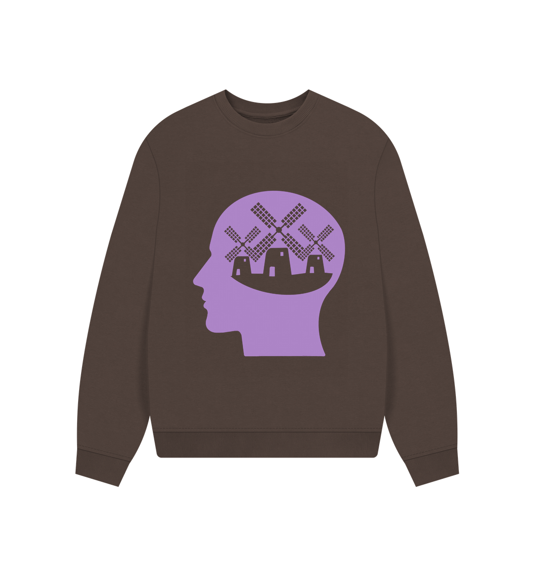 Chocolate Printed Sweater