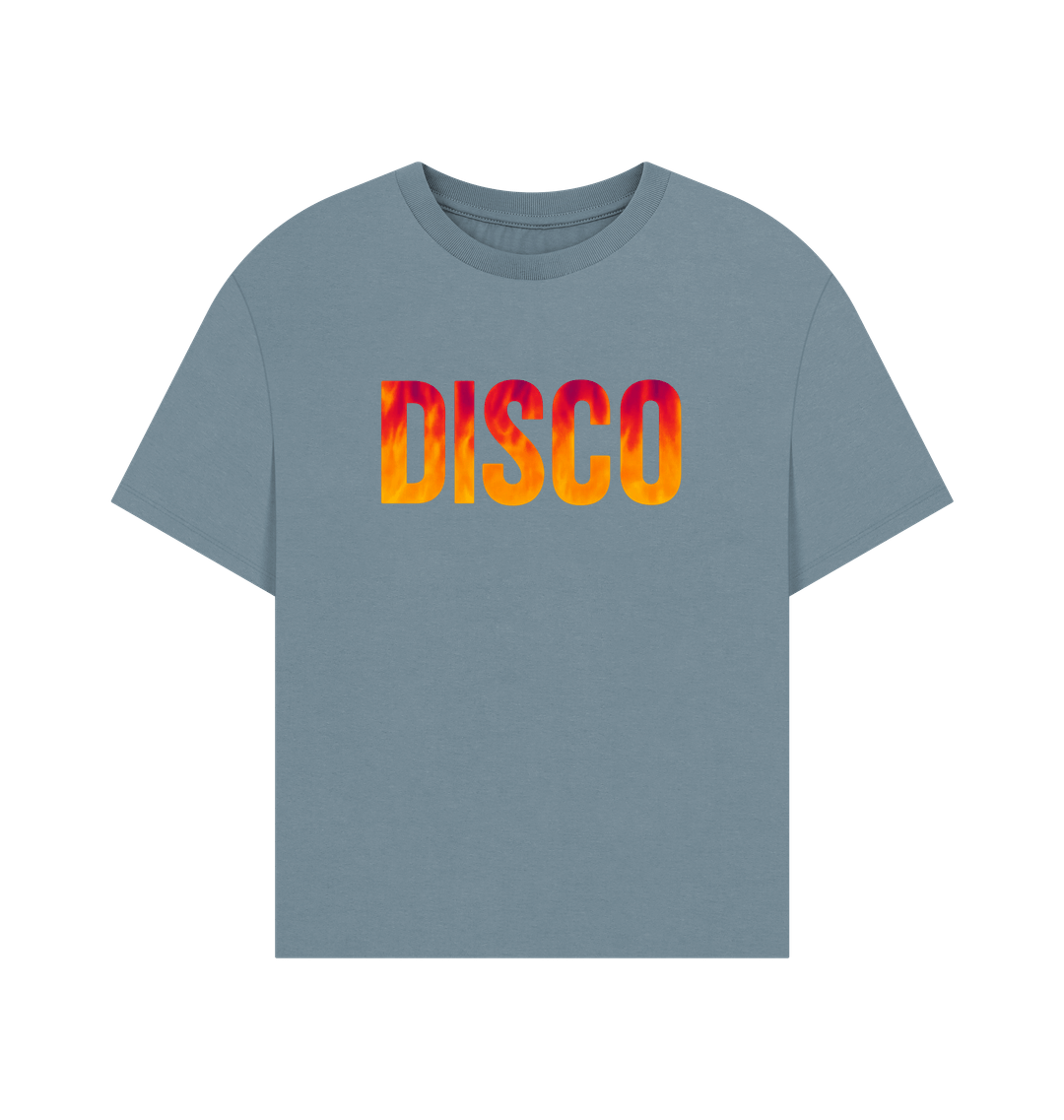 Stone Blue Printed T-shirt