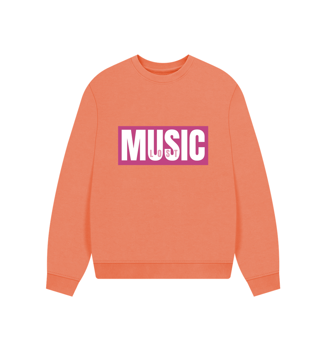 Apricot Printed Sweater