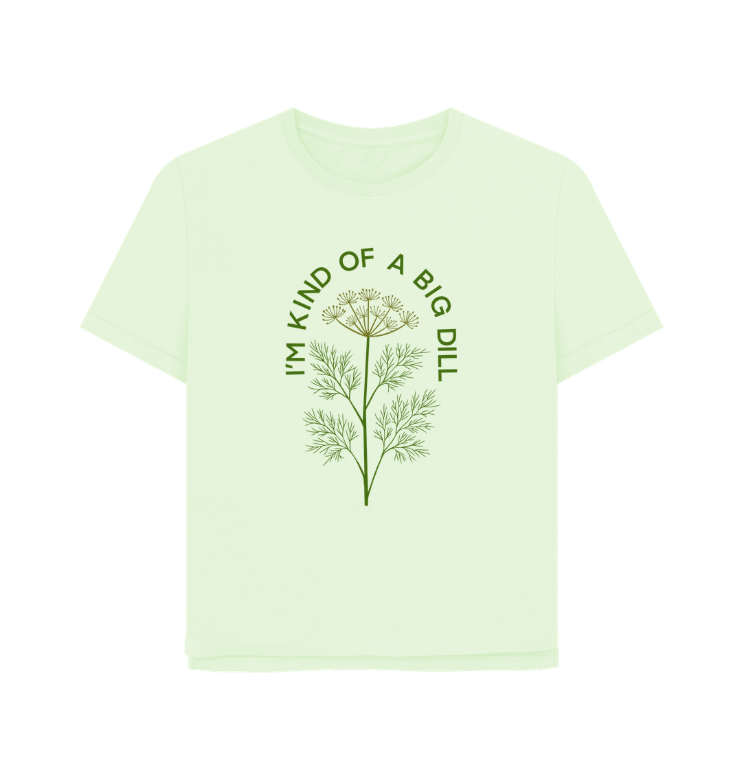 Pastel Green Printed T-shirt Front
