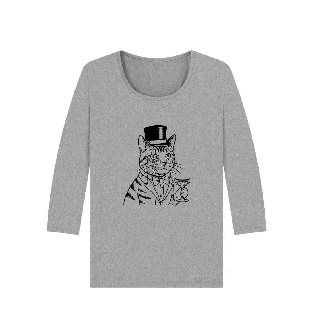 Athletic Grey Printed Long Sleeve T Shirt