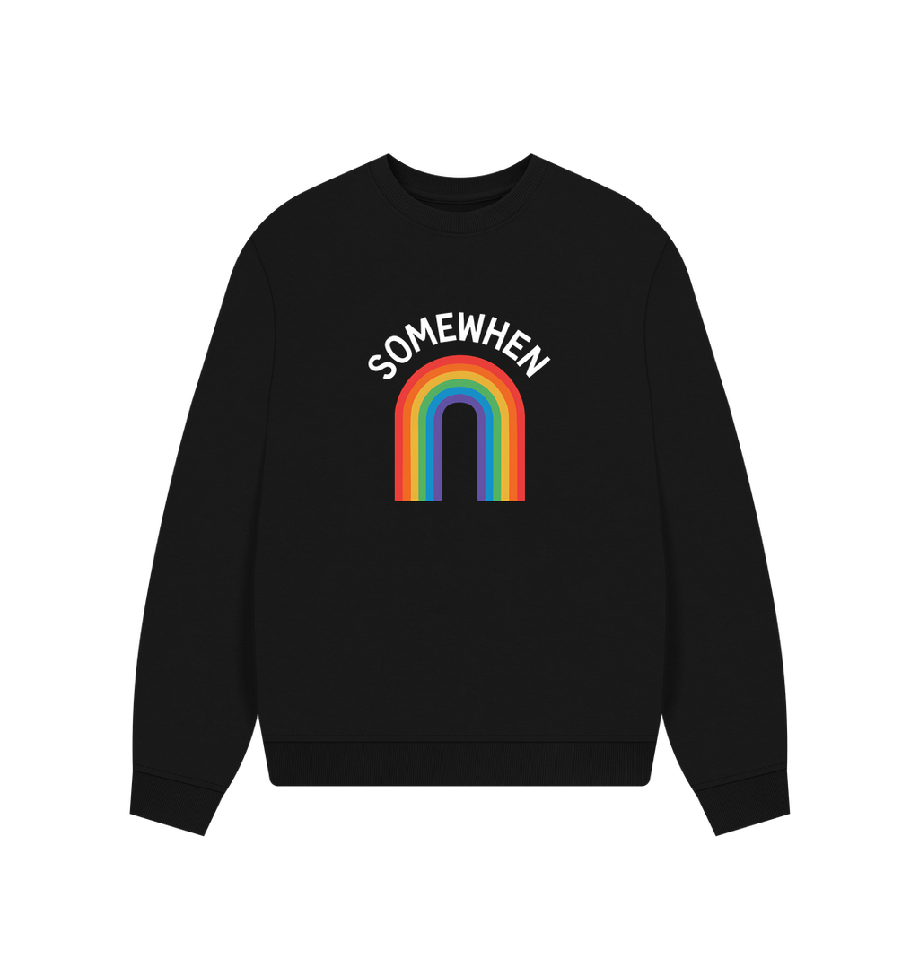 Black Printed Sweater