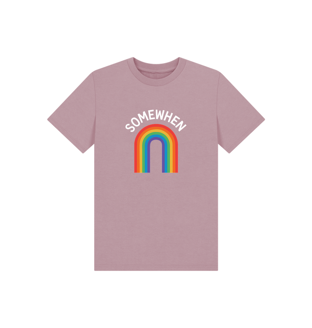 Mauve Printed Kids T-Shirt