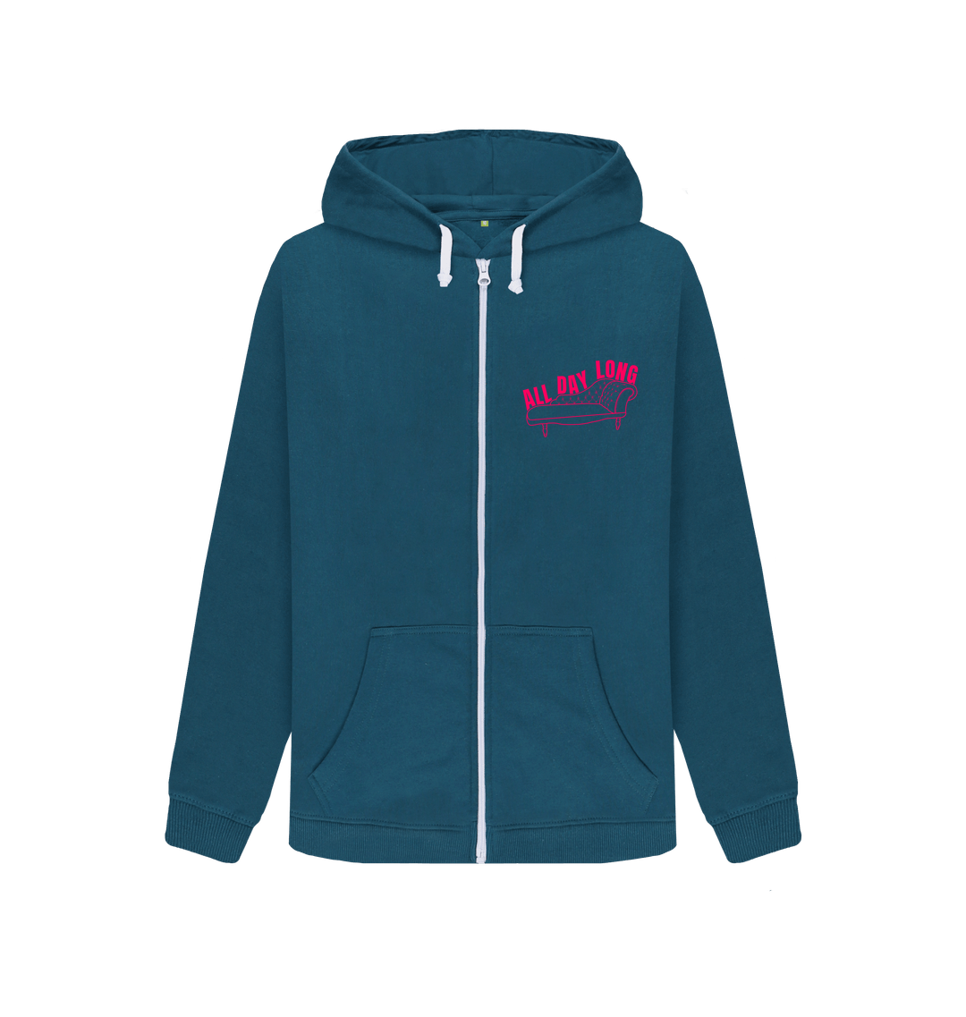 Denim Blue Zip hoody