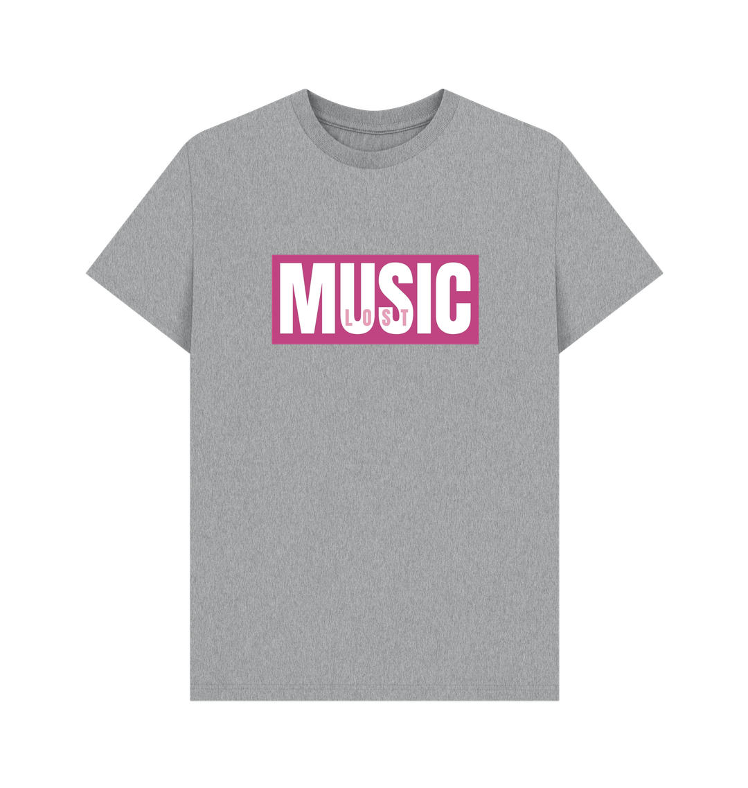 Athletic Grey Printed T-shirt