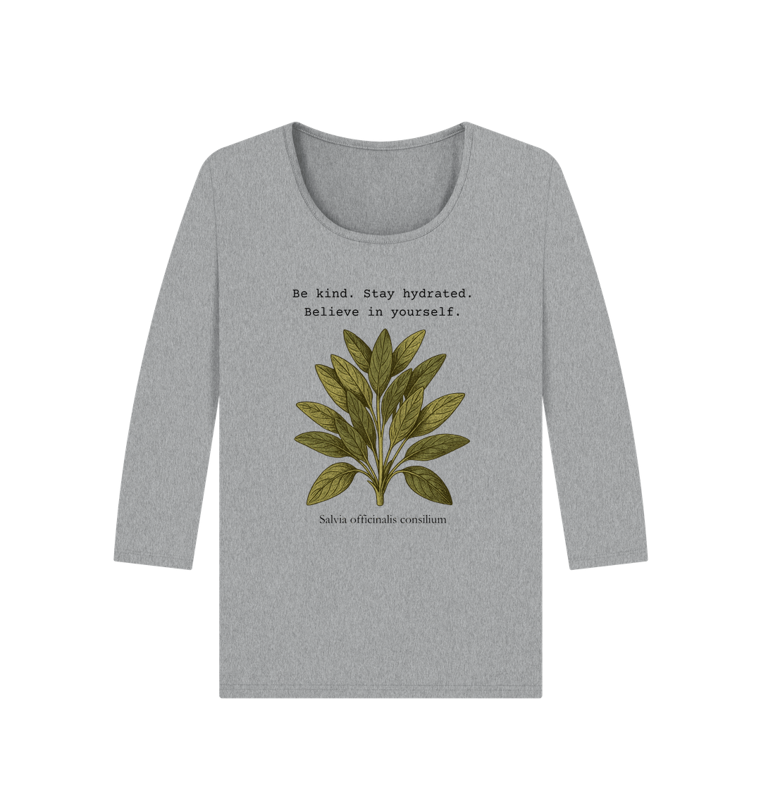 Athletic Grey Printed Long Sleeve T Shirt